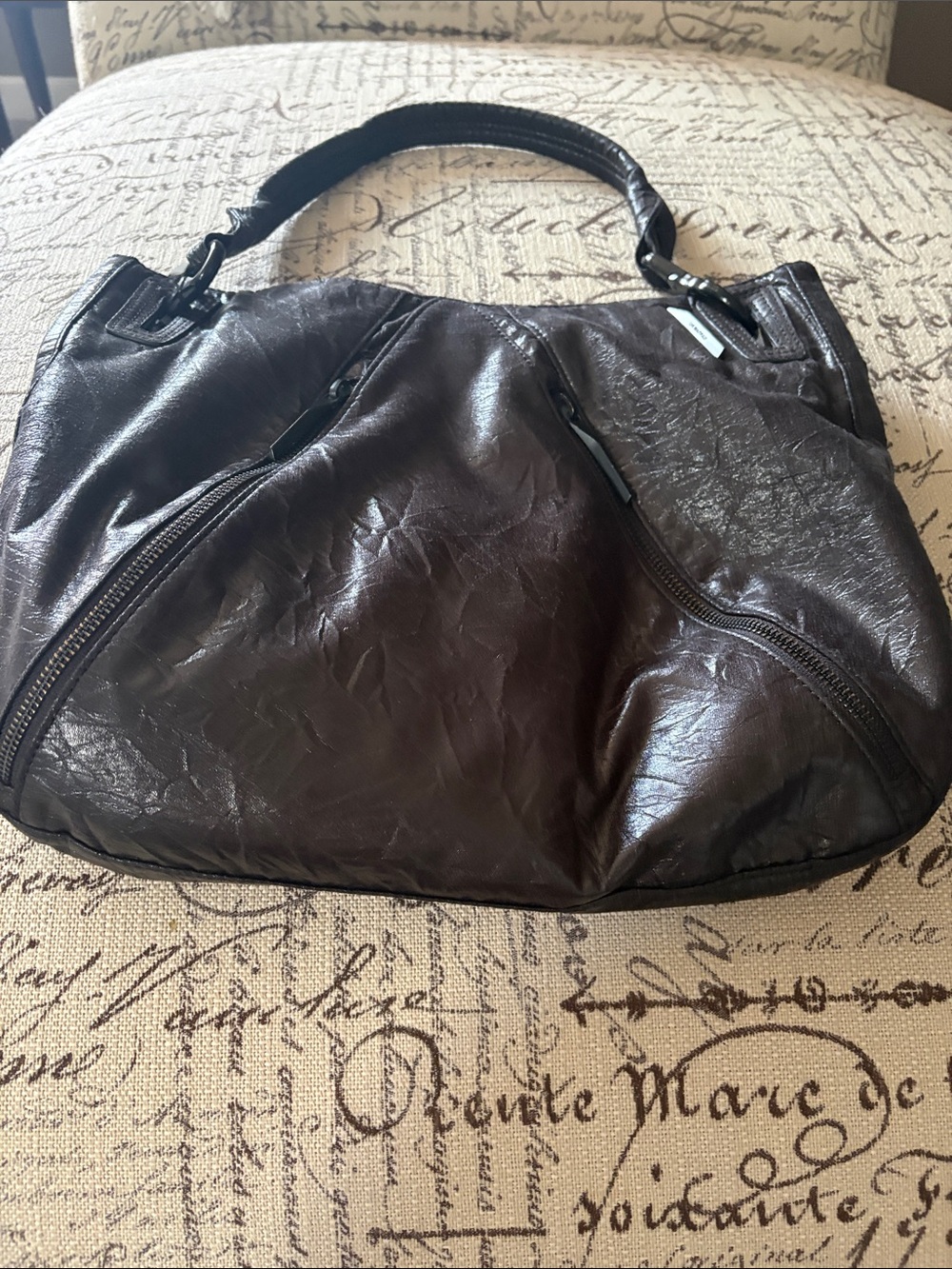 Matt & Nat Dark Brown Leather-Look Shoulder Bag